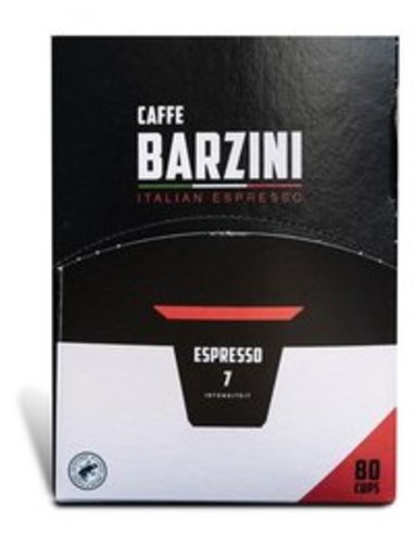 Barzini Nespresso Cups Espresso, 80 stuks