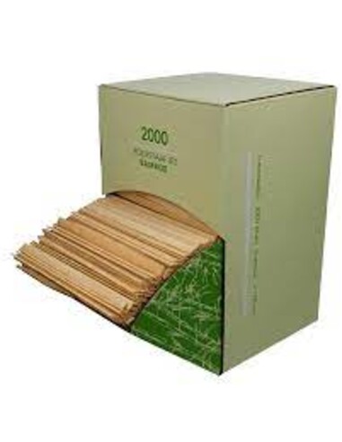 Bamboe Roerstaafjes in Dispenser, 2000 stuks