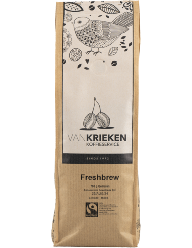 Van Krieken Fairtrade Freshbrew, 750 gram