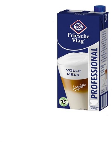 Friesche Vlag Langlekker Prof. Volle Melk, 12x1 liter