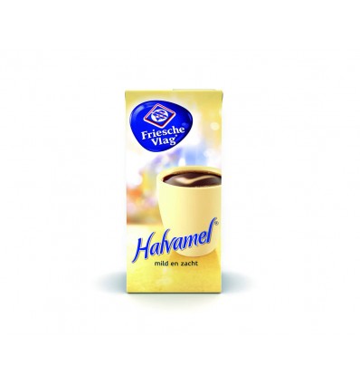 Friesche Vlag Halvamel koffiemelk, 20x455ml